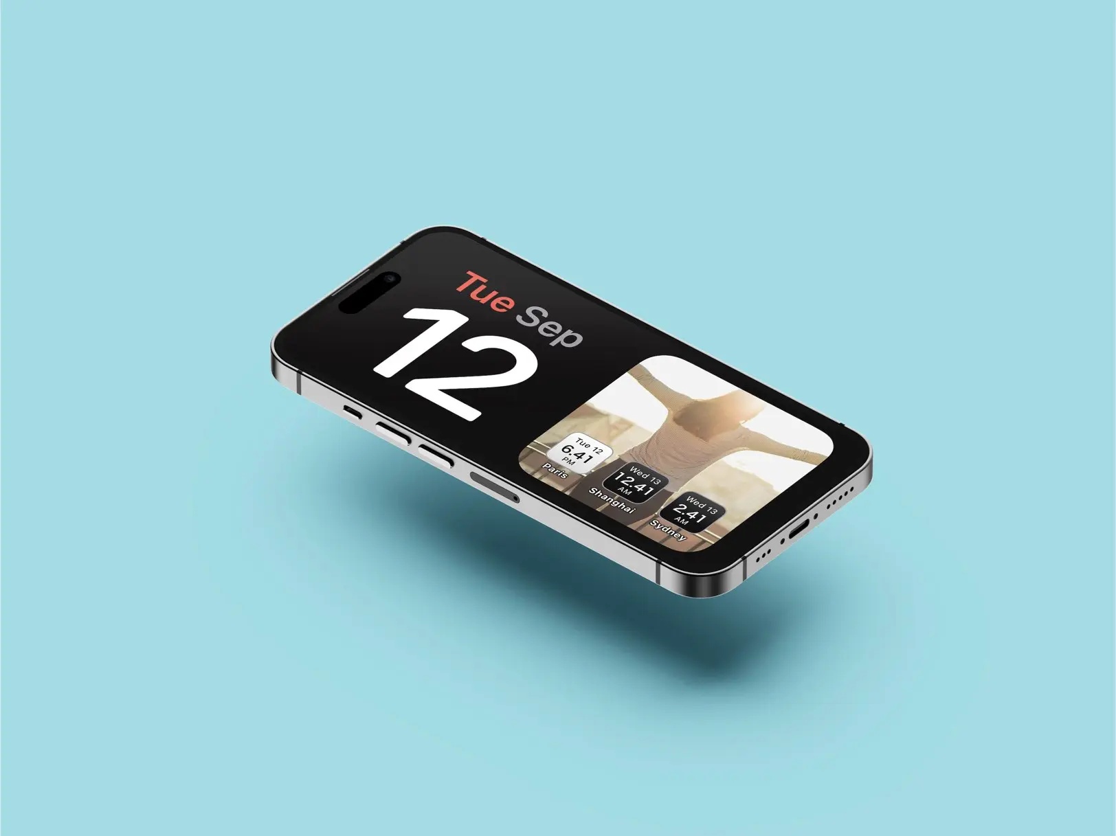 Photo World Clock used alongside other apps